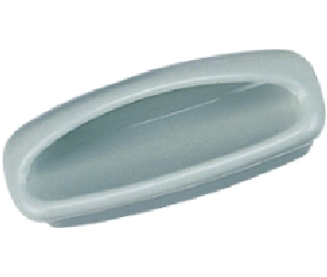 Bainbridge PL1710GY 1712 Series, Plastic Recessed Drawer Pull, 2-7/8" Center to Center - Gray Finish