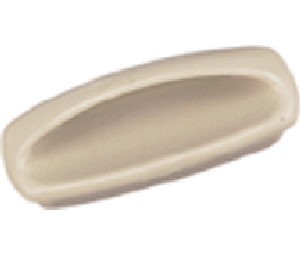Bainbridge PL1710PT 1713 Series, Plastic Recessed Drawer Pull, 2-7/8" Center to Center - Putty Finish
