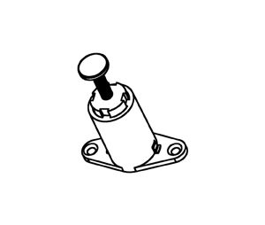 Bainbridge PL1021 Drawer Pusher, Flexa-Touch - White Finish