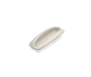 Bainbridge PL1710-12-5 1710 Series Plastic Recess Pull, 2-7/8" Center to Center - White Finish