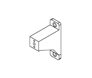 Bainbridge PL3613AL Drawer Slide Spacer, 2-3/16" Size - Almond Finish