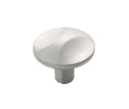 Belwith Keeler BWH076128-SN Crest Series, Zinc Knob, 1-1/4" Diameter - Satin Nickel Finish