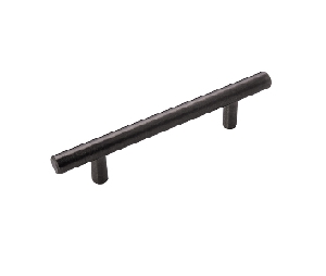 Belwith Keeler BWHH075594-BBLN Bar Pull Series, Steel Pull, 3-3/4" Center to Center - Brushed Black Nickel Finish