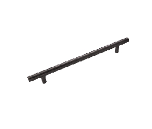 Belwith Keeler BWHH075597-BBLN Bar Pull Series, Steel Pull, 7-9/16" Center to Center - Brushed Black Nickel Finish