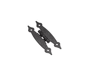 Belwith BWP106-CB Surface Face Mounted Series, Steel Hinge Pair, Flush, 1.43" Width - Colonial Black Finish