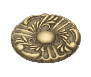 Belwith Keeler BWP119-AB Cavalier Series, Zinc Knob, 1-1/2" Diameter - Antique Brass Finish
