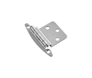 Belwith BWP140-26 Surface Face Mounted Series, Steel Hinge Pair, Flush, 2-1/8" Width - Polished Chrome Finish