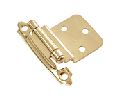 Belwith BWP143-3 Surface Face Mounted Series, Steel Hinge Pair, Flush, 2.19" Width - Polished Brass Finish