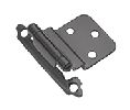 Belwith BWP143-BL Surface Face Mounted Series, Steel Hinge Pair, Flush, 2.19" Width - Black Finish