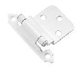 Belwith BWP143-W Surface Face Mounted Series, Steel Hinge Pair, Flush, 2.19 Width - White Finish