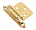 Belwith Keeler BWP144-3 Surface Face Mounted Series, Steel Hinge Pair, Flush, 2-3/16" Width - Polished Brass Finish