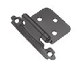 Belwith BWP144-BL Surface Face Mounted Series, Steel Hinge Pair, Flush, 2.19 Width - Black Finish