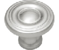 Belwith Keeler BWP14402-SN Conquest Series, Zinc Die Cast Knob, 1-1/8" Diameter - Satin Nickel Finish