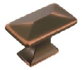 Belwith Keeler BWP2150-OBH Bungalow Series, Zinc Die Cast T-Knob, 1-1/4" Length - Oil Rubbed Bronze Highlighted Finish