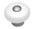 Belwith Keeler BWP222-SN Tranquility Series, Various Materials Knob, 1-1/4" Diameter - Satin Nickel Finish