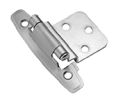 Belwith Keeler BWP295-SC Surface Self-Closing Steel Hinge Pair, Flush, 2-1/4" Width - Satin Silver Cloud Finish