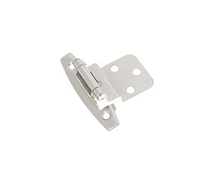 Belwith BWP295-SN Surface Face Mounted Series, Steel Hinge Pair, Self-Close Flush, 2-1/4" Width - Satin Nickel Finish