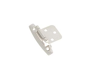 Belwith BWP296-SN Surface Face Mounted Series, Steel Hinge Pair, Self-Close Flush, 1.84" Width - Satin Nickel Finish