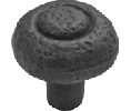 Belwith Keeler BWP3002-BI Refined Rustic Series, Zinc Die Cast Knob, 1-1/4" Diameter - Black Iron Finish