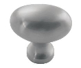 Belwith Keeler BWP3054-SS Williamsburg Series, Zinc Knob, 1-1/4" x 13/16" Diameter - Stainless Steel Finish