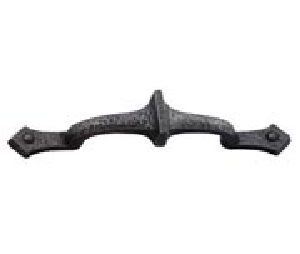 Belwith Keeler BWP3060-BI Mountain Lodge Series, Zinc Die Cast Pull, 3" Center to Center - Black Iron Finish