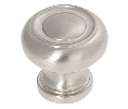 Belwith Keeler BWP3151-SN Cottage Series, Various Materials Knob, 1-1/4" Diameter - Satin Nickel Finish