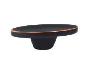 Belwith Keeler BWP3446-VB Luna Series, Zinc Knob, 1-5/8" x 15/16" Diameter - Vintage Bronze Finish