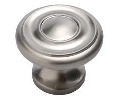 Belwith Keeler BWP3500-SS Williamsburg Series, Zinc Knob, 1-1/4" Diameter - Stainless Steel Finish