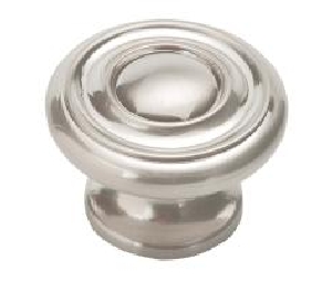Belwith Keeler BWP3501-SN Williamsburg Series, Zinc Knob, 1-1/2" Diameter - Satin Nickel Finish