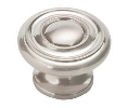 Belwith Keeler BWP3501-SN Williamsburg Series, Zinc Knob, 1-1/2" Diameter - Satin Nickel Finish