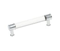 Belwith Keeler BWP3635-CACH Midway Series, Zinc Pull, 5-1/16" Center to Center - Crysacrylic/Chrome Finish