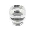 Belwith Keeler BWP3709-CACH Midway Series, Zinc Knob, 1-1/4" Diameter - Crysacrylic/Chrome Finish