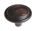 Belwith Keeler BWP413-VB Eclipse Series, Zinc Knob, 1-1/4" Diameter - Vintage Bronze Finish