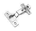 Belwith BWP5105-14 105° Slide-On Concealed Hinge, Full Overlay, Screw-On - Polished Nickel Finish