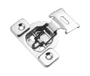 Belwith BWP5125-14 Self-Closing Concealed Hinge for 1/2" Overlay - Polished Nickel Finish
