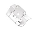 Belwith BWP5710F-W2 Semi-Concealed Full Wrap Hinge Pair, Steel - White Powder Coat Finish