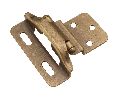Belwith BWP61030F-AB Partial Wrap Self-Closing Hinge Pair, 3/8" Offset - Antique Brass Finish