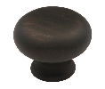 Belwith Keeler BWP770-VB Cottage Series, Zinc Knob, 1-1/8" Diameter - Vintage Bronze Finish