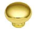Belwith Keeler BWP771-3 Tranquility Series, Zinc Die Cast Knob, 1-1/4" Diameter - Polished Brass Finish
