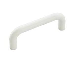 Belwith Keeler BWP813-W Midway Series, Plastic Pull, 3" Center to Center - White Finish