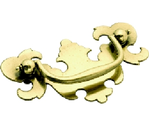 Belwith Keeler BWP8257-LP  Manor House Series, Zinc Die Cast Pull, 2-1/2" Center to Center - Lancaster Brass Finish