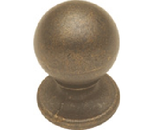 Belwith Keeler BWPA1211-WOA Oxford Antique Series Zinc Die Cast Knob, 3/4" Diameter - Windover Antique Finish