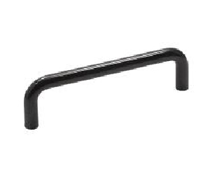 Belwith Keeler BWPW396-22 Wire Pulls Series, Steel Pull, 3-3/4" Center to Center - Black Finish