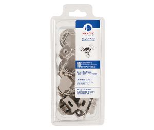 Belwith BWVP5125-14 10 per pack, Self-Closing Project Pack for 1/2" Overlay - Polished Nickel Finish