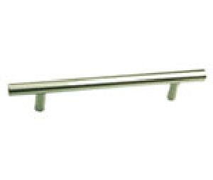 Berenson Corporation BQ0804-2BPN-P Tempo Series, Steel Pull Bar, 5-1/16" Center to Center - Brushed Nickel Finish