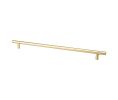 Berenson Corporation BQ0828-2MDB-P Tempo Series, Steel Pull, 12-5/8" Center to Center - Modern Brushed Gold Finish