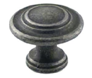 Berenson Corporation BQ0933-1AP-P Advantage Series, Zinc Die Cast Knob, 1-5/16" Diameter - Antique Pewter Finish