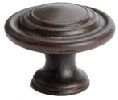 Berenson Corporation BQ0934-1RG-P Advantage Series, Zinc Die Cast Knob, 1-5/16" Diameter - Rust Glaze Finish