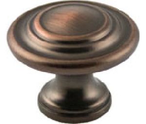 Berenson Corporation BQ0936-10B-P Advantage Series, Zinc Die Cast Knob, 1-5/16" Diameter - Oiled Bronze Finish