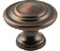 Berenson Corporation BQ0936-10B-P Advantage Series, Zinc Die Cast Knob, 1-5/16" Diameter - Oiled Bronze Finish